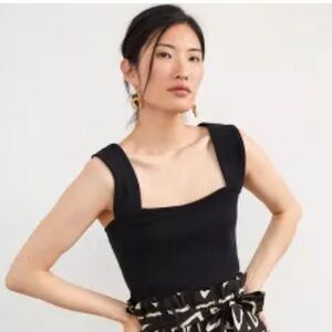 Anthropologie Black Tank Top